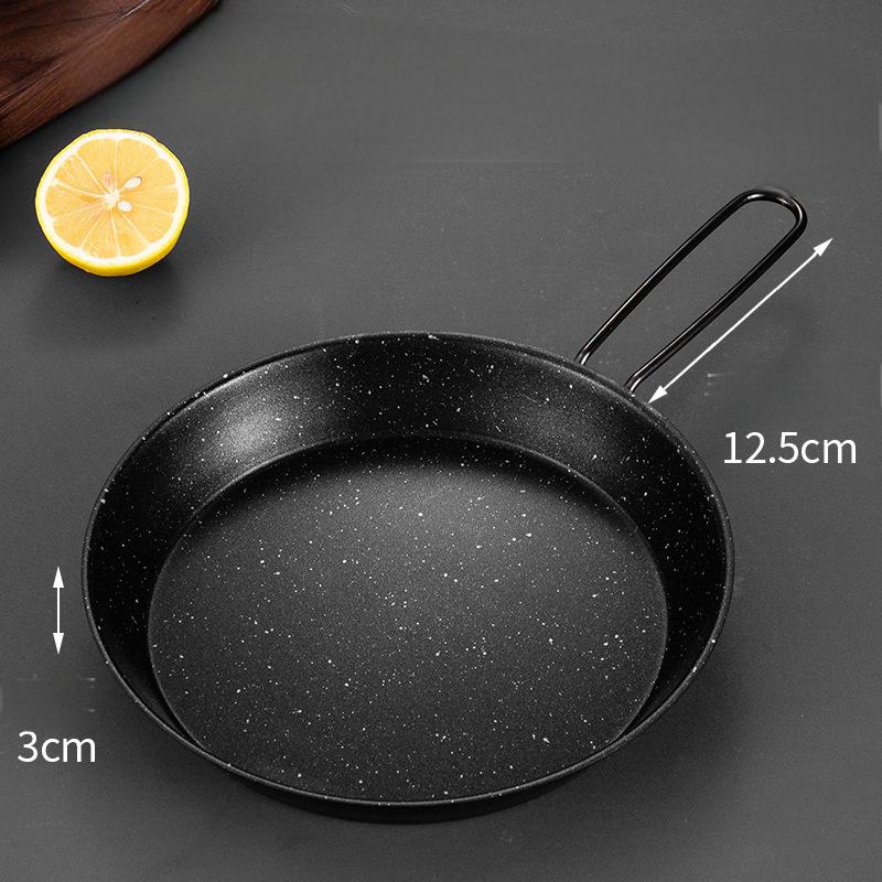 Stainless steel folding handle frying pan outdoor non stick folding fry pan frying pan - Korvel