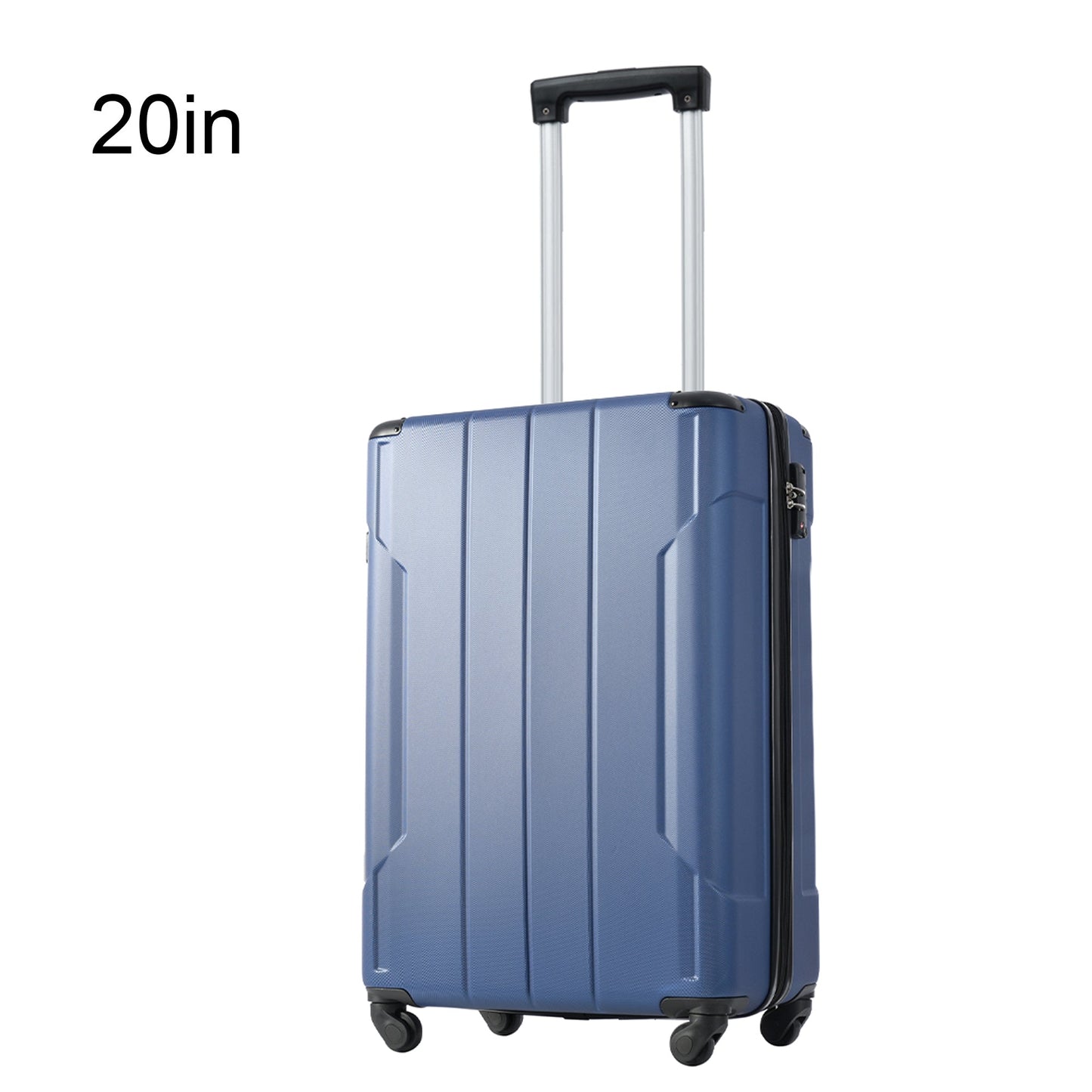 Valise à coque rigide légère premium de 20'' avec verrou TSA - Bleu