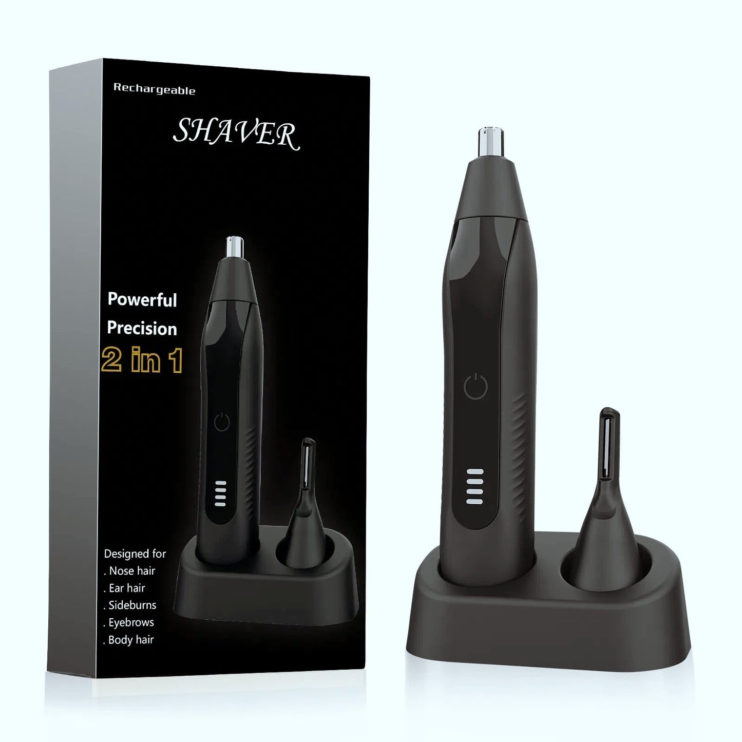 Electric Nose Hair and Eyebrow Trimmer Repair Tool for Rechargeable Men's Nose Hair Knife - Korvel