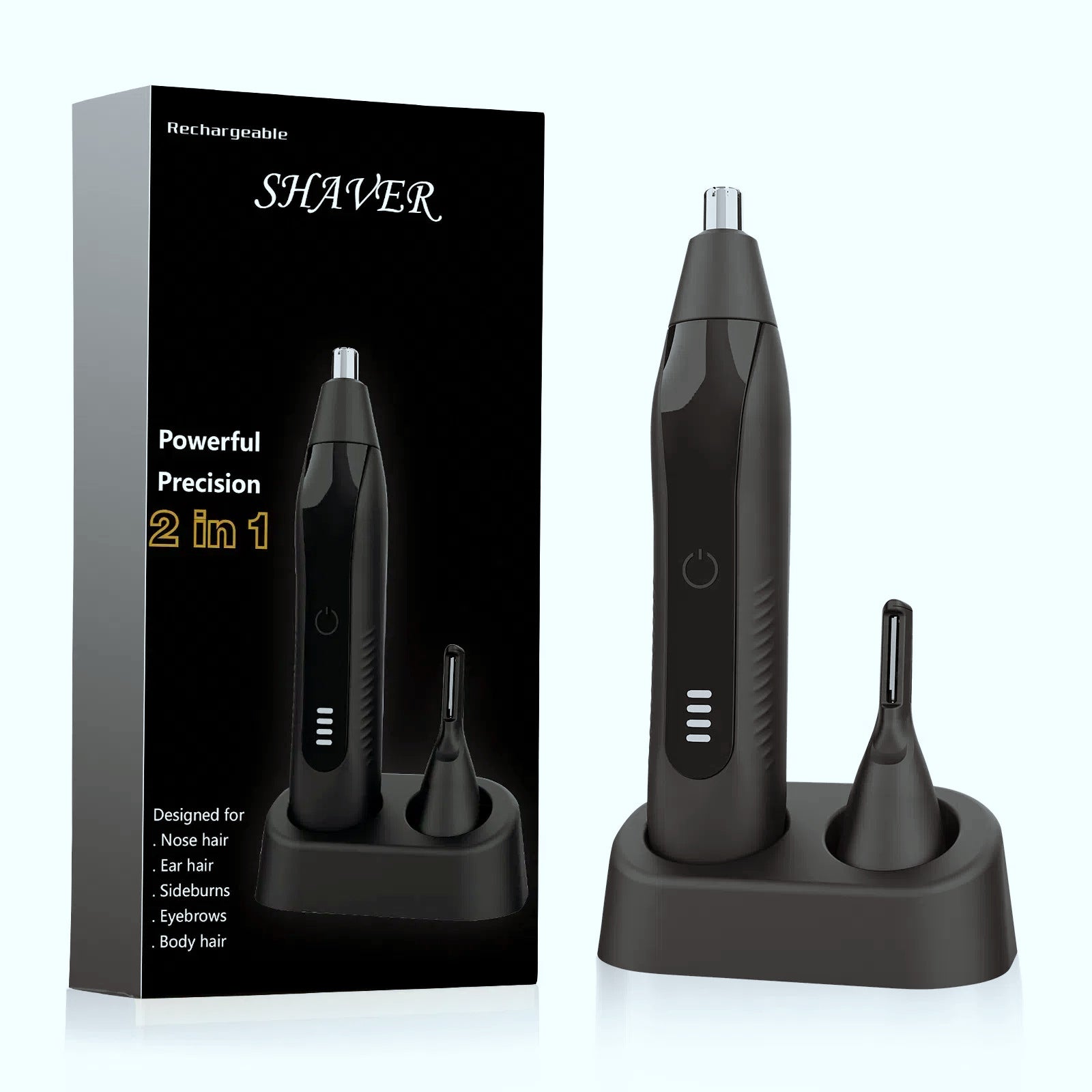 Electric Nose Hair and Eyebrow Trimmer Repair Tool for Rechargeable Men's Nose Hair Knife - Korvel