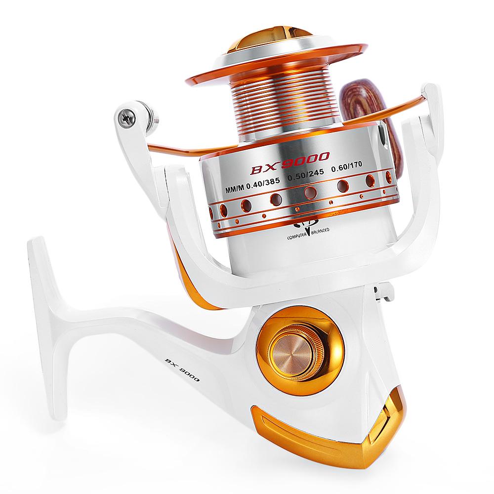 YUMOSHI Full Metal Fishing Spinning Reel with Exchangeable Arm Rocker