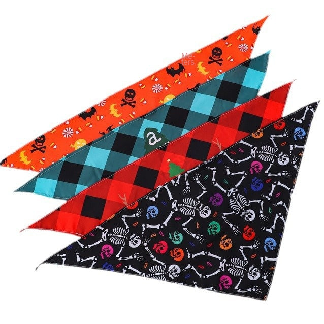 Stylish Pet Bandana for Dogs and Cats - Holiday Collection