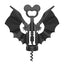 2-in-1 Wine & Beer Opener, Corkscrew & Bottle Opener - Korvel