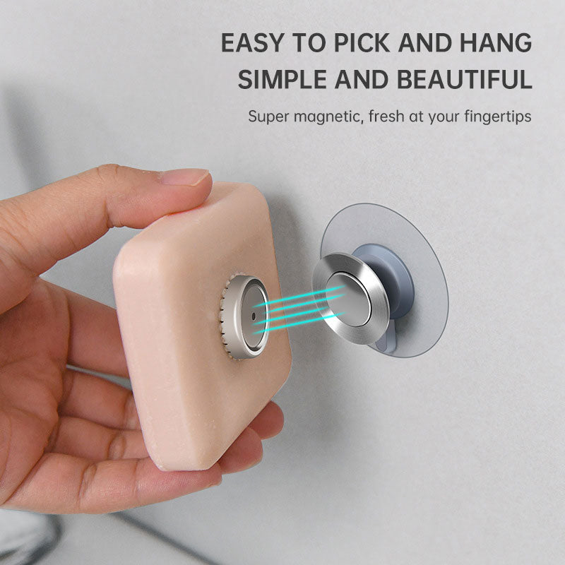 Premium Stainless Steel Magnetic Soap Holder