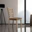 Set of 2 Modern Farmhouse Dining Chairs - Distressed Solid Wood