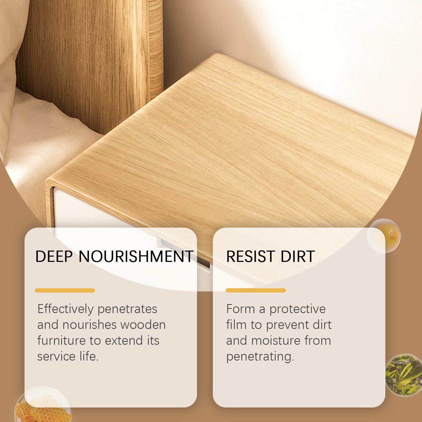 Furniture Care Beeswax Indoor Wood Table And Chair Furniture Shine Polishing Care Multi-Purpose Maintenance Wax - Korvel