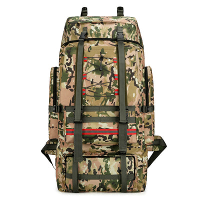 Premium 130L Camouflage Hiking Backpack - Waterproof Travel Bag