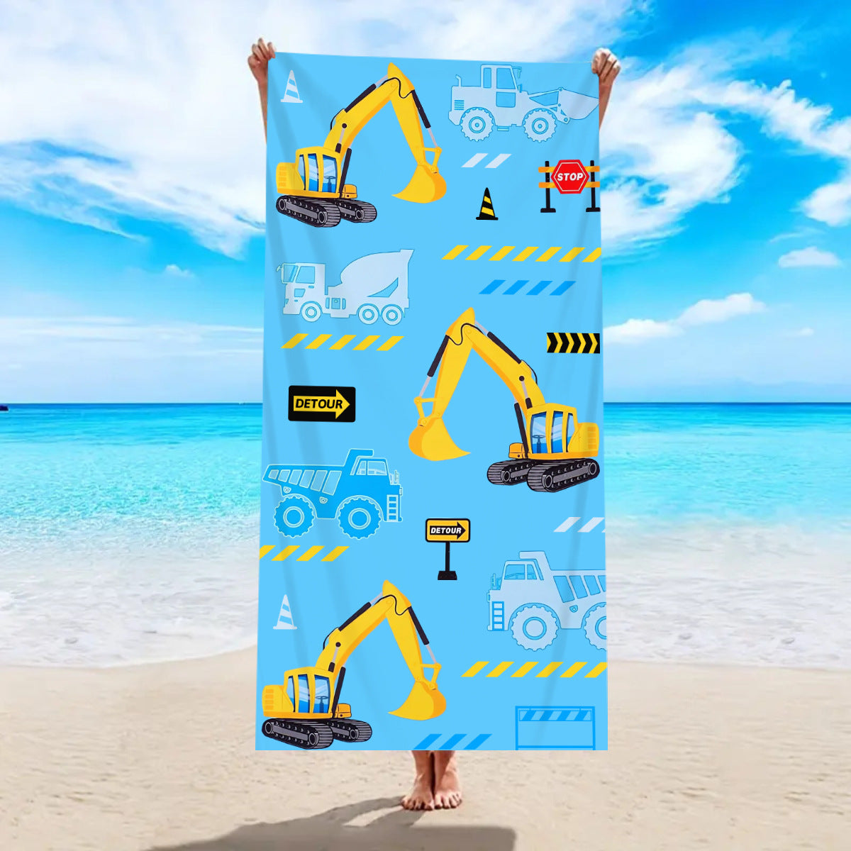 Quick-Drying Double-Sided Microfiber Beach Towel