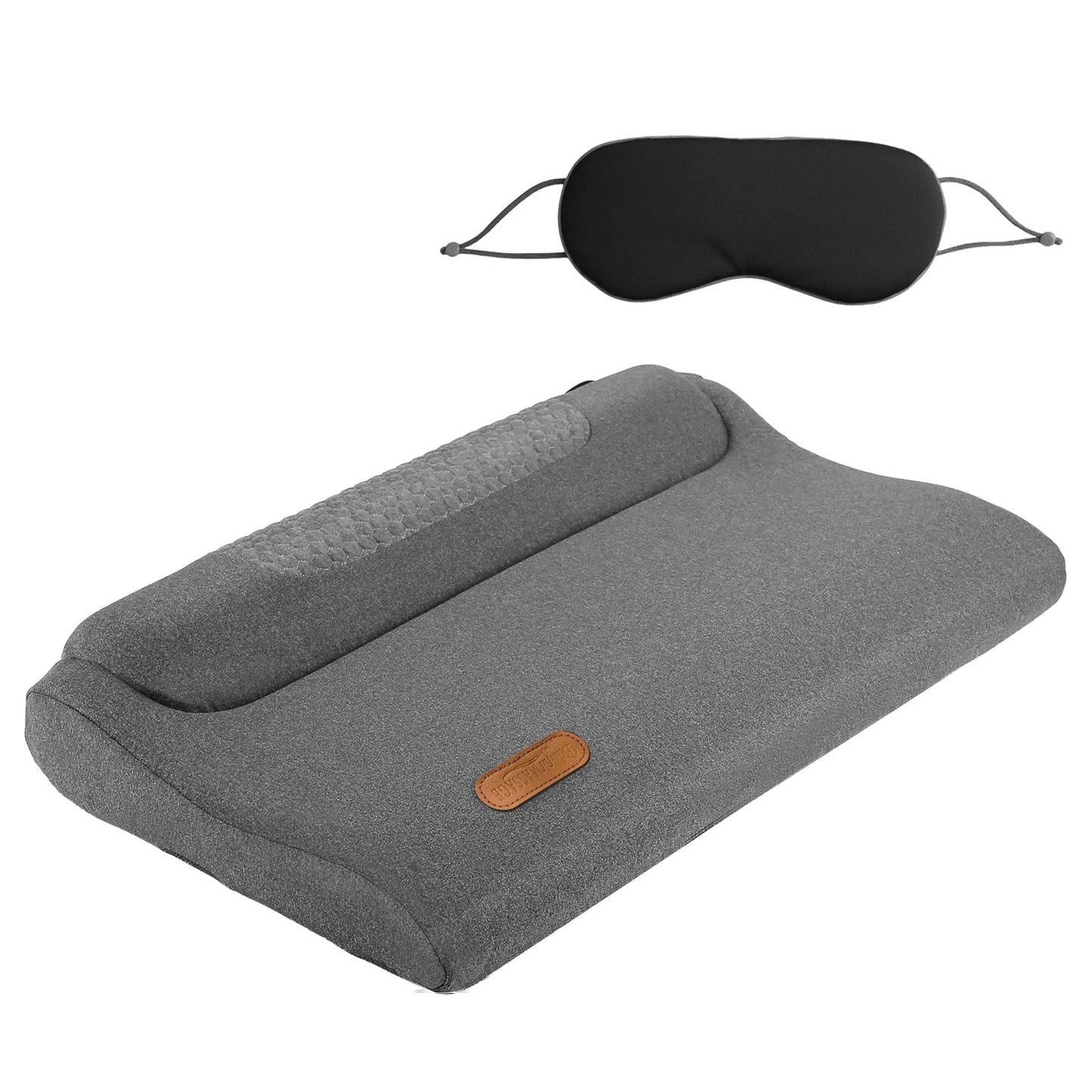 Ergonomic Neck Massager Pillow with Heat & Vibration