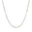 Collier en chaîne serpent ajustable en or blanc 14 carats