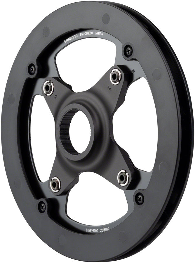 Plato de cadena Shimano STEPS SM-CRE80 con doble guía de cadena 44t
