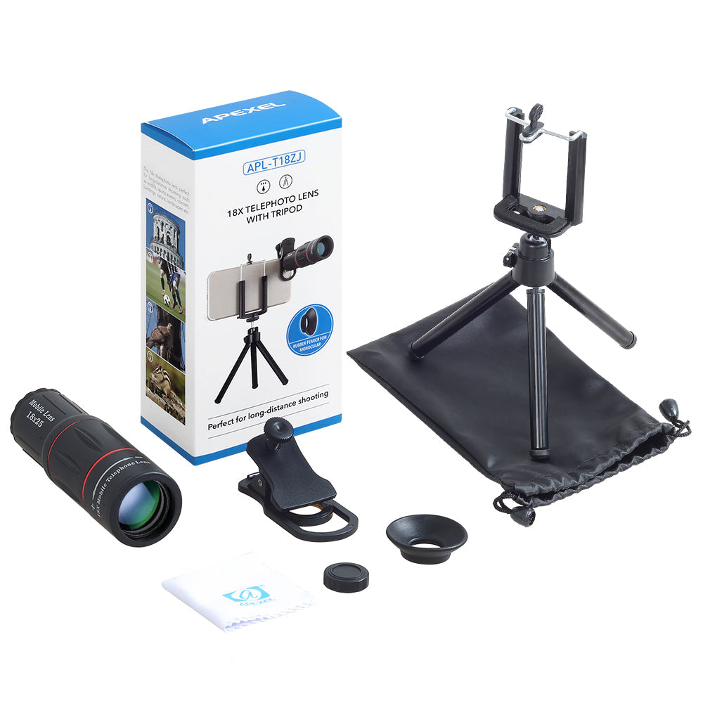 APEXEL 18X Telescope Zoom Mobile Phone Lens