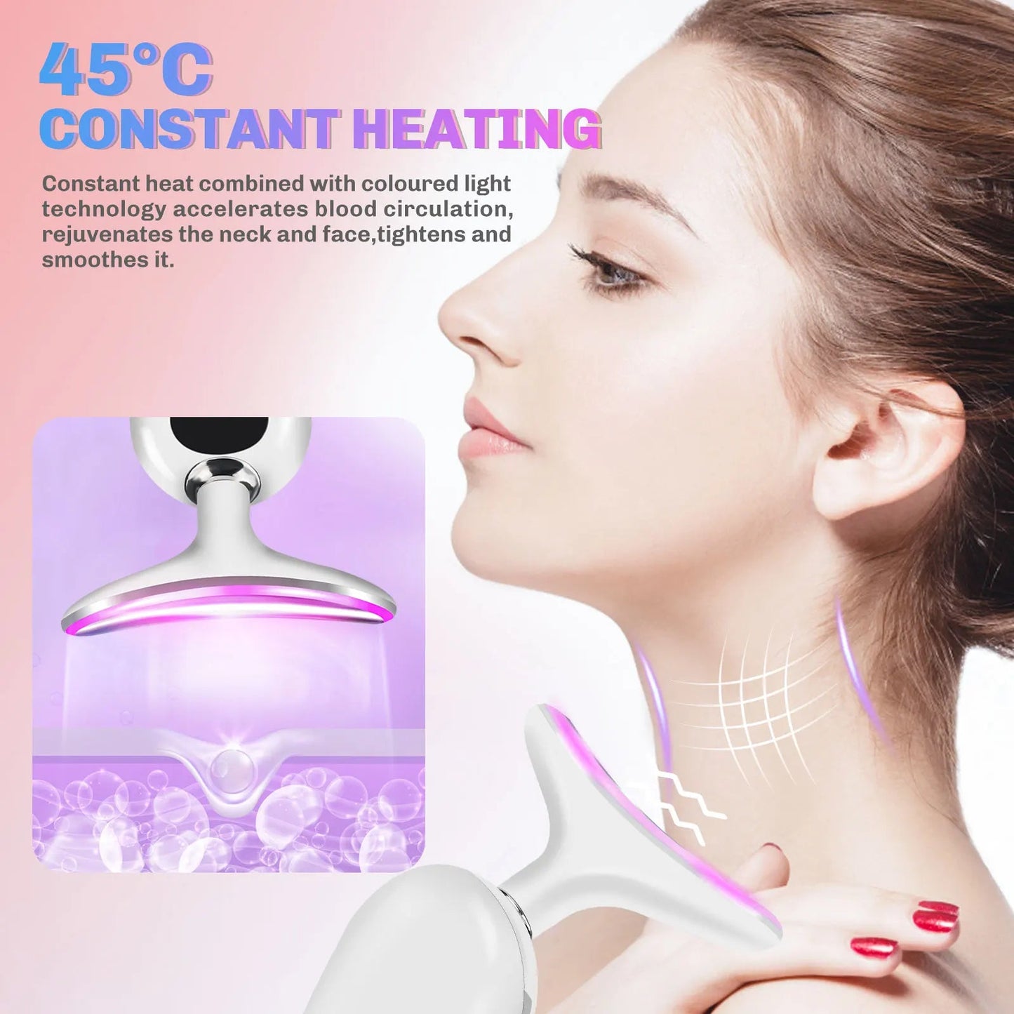 Premium Neck and Face Lifting Device with LED Therapy