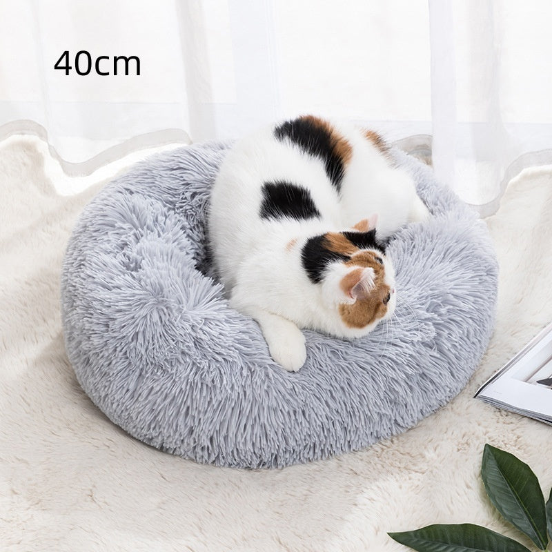 Cozy Winter Warm Pet Bed for Cats