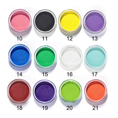 Colorful fluorescent body paint eyeliner cream Halloween face paint cream luminous color paint - Korvel
