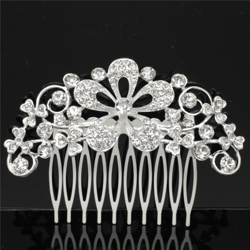 Wedding Dress Accessories Bridal Accessories Wedding Bridal Accessories Alloy Rhinestone Hair Combs Bridal Tiara - Korvel