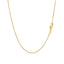 Collar de Cadena de Cable de Oro Amarillo de 10k - 1.1mm