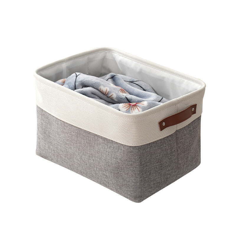 Thickened foldable portable clothing storage basket books snacks toys cosmetics storage box - Korvel