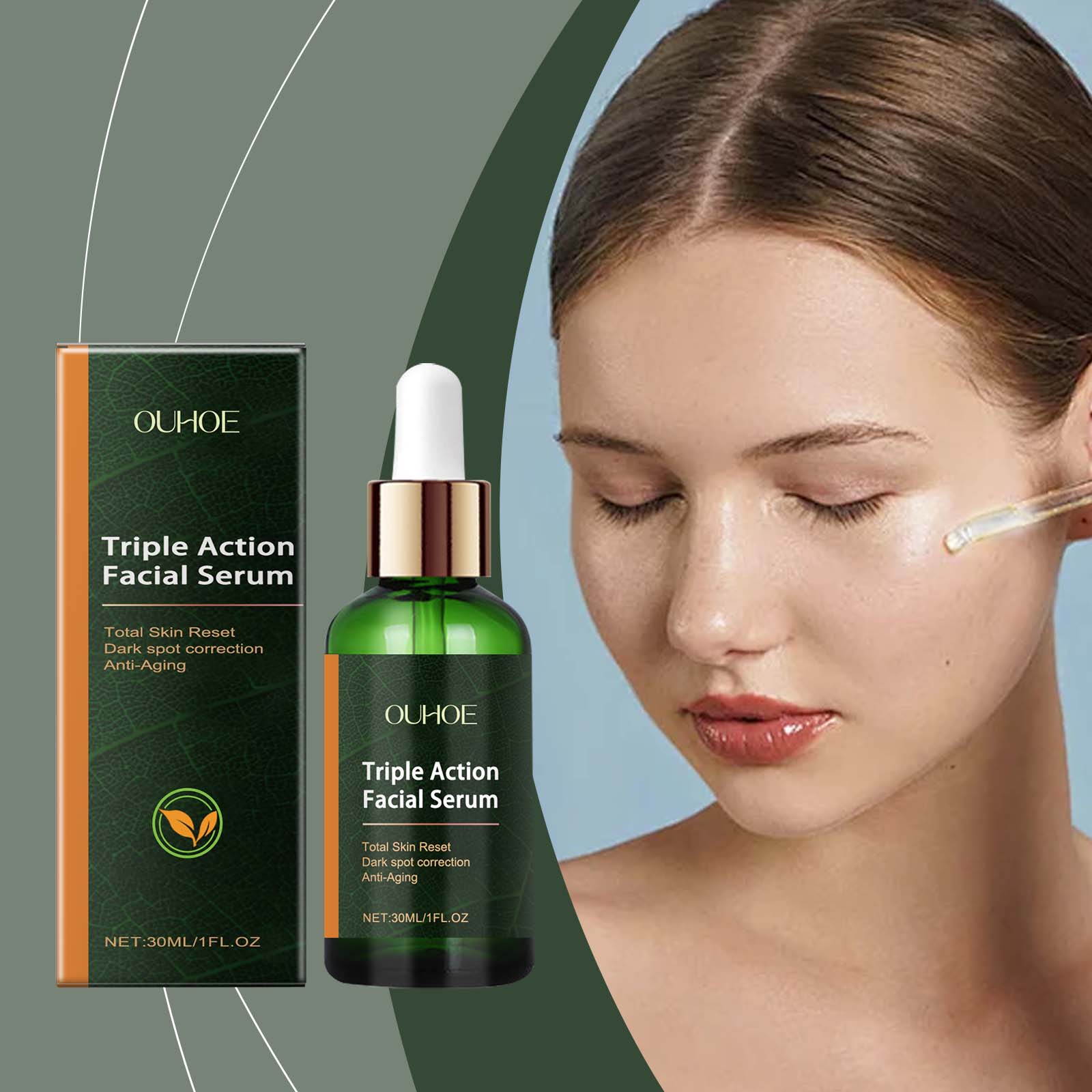 Facial Essence, A Firming, Hydrating, Moisturizing And Brightening Daily Facial Care Serum - Korvel