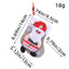 Christmas Doll Socks Cartoon Plush Christmas Socks Christmas Tree Pendant Santa Claus Snowman Candy Gift Bag - Korvel