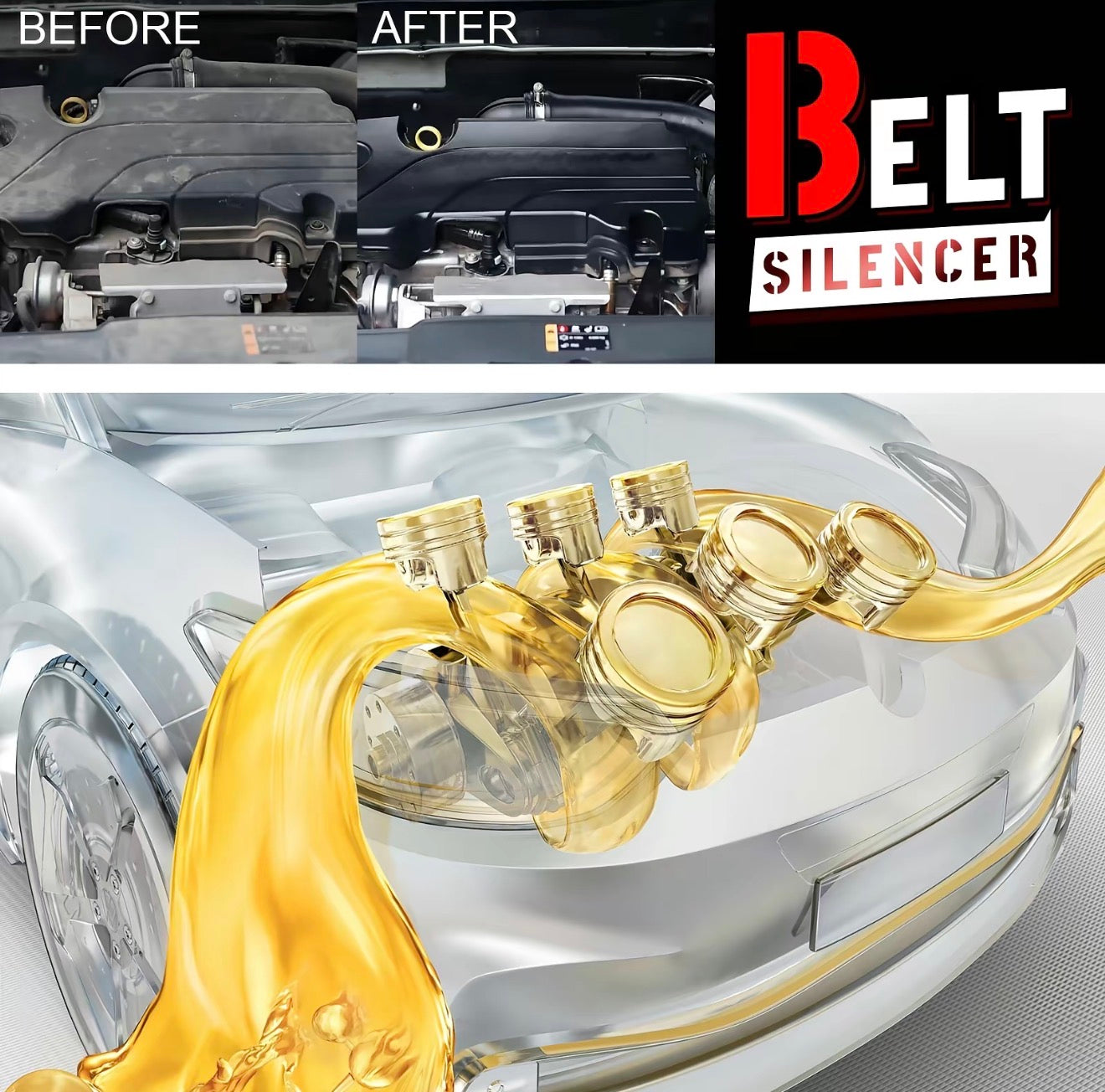 BeltGuard Anti-Squeal Spray for Automotive Belts