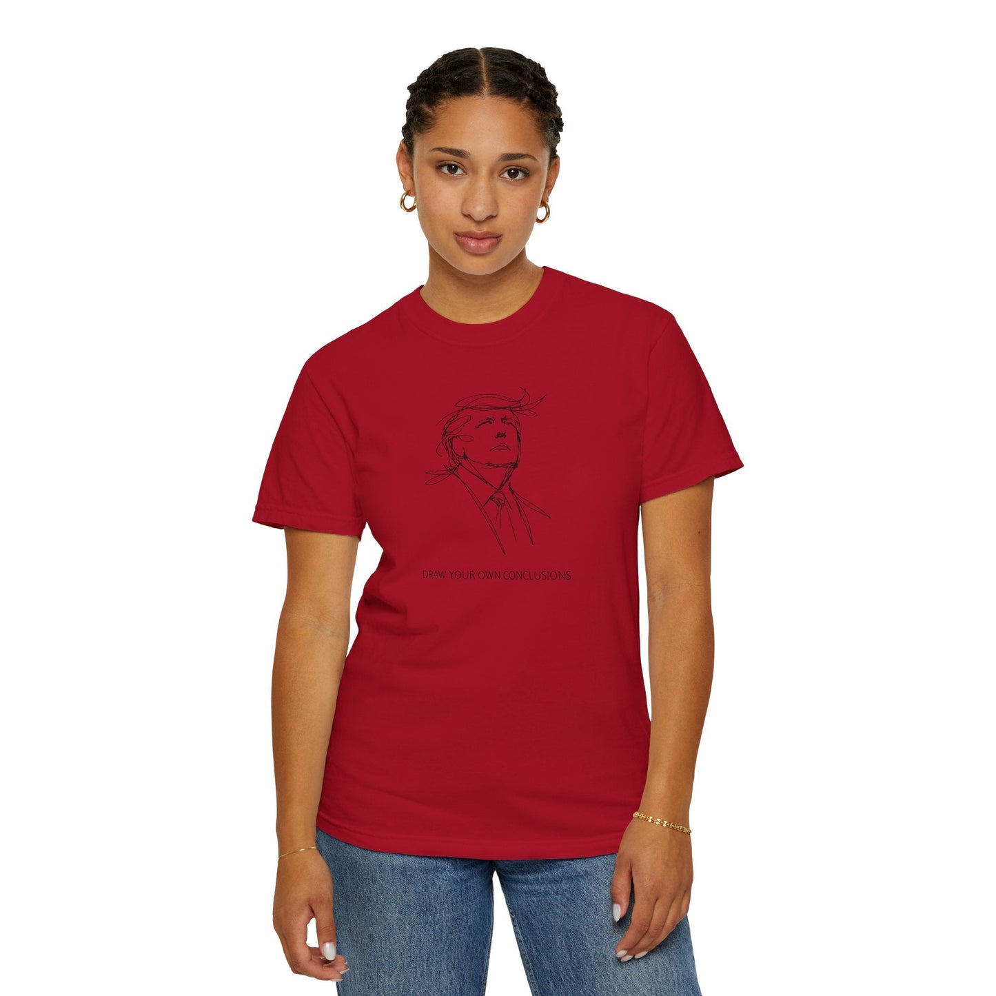 Saca tus propias conclusiones camiseta gráfica unisex