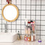 Boîte de rangement cosmétique rotative élégante pour des essentiels de beauté organisés