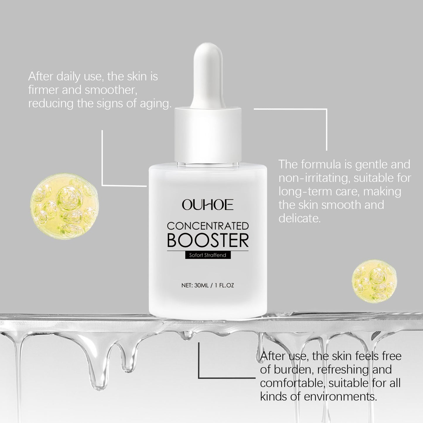 Hyaluronic Acid Essence, Soft, Delicate, Firming And Smoothing Fine Lines, Refreshing And Brightening Face Essence - Korvel