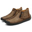 Men's Stylish Ankle Boots with Zipper for Outdoor Activities