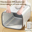 RollEase Modern Laundry Hamper with Wheels