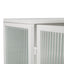 Modern Two-Door Wall Cabinet with Glass Doors