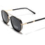 Lunettes de soleil carrées polygonales polarisées