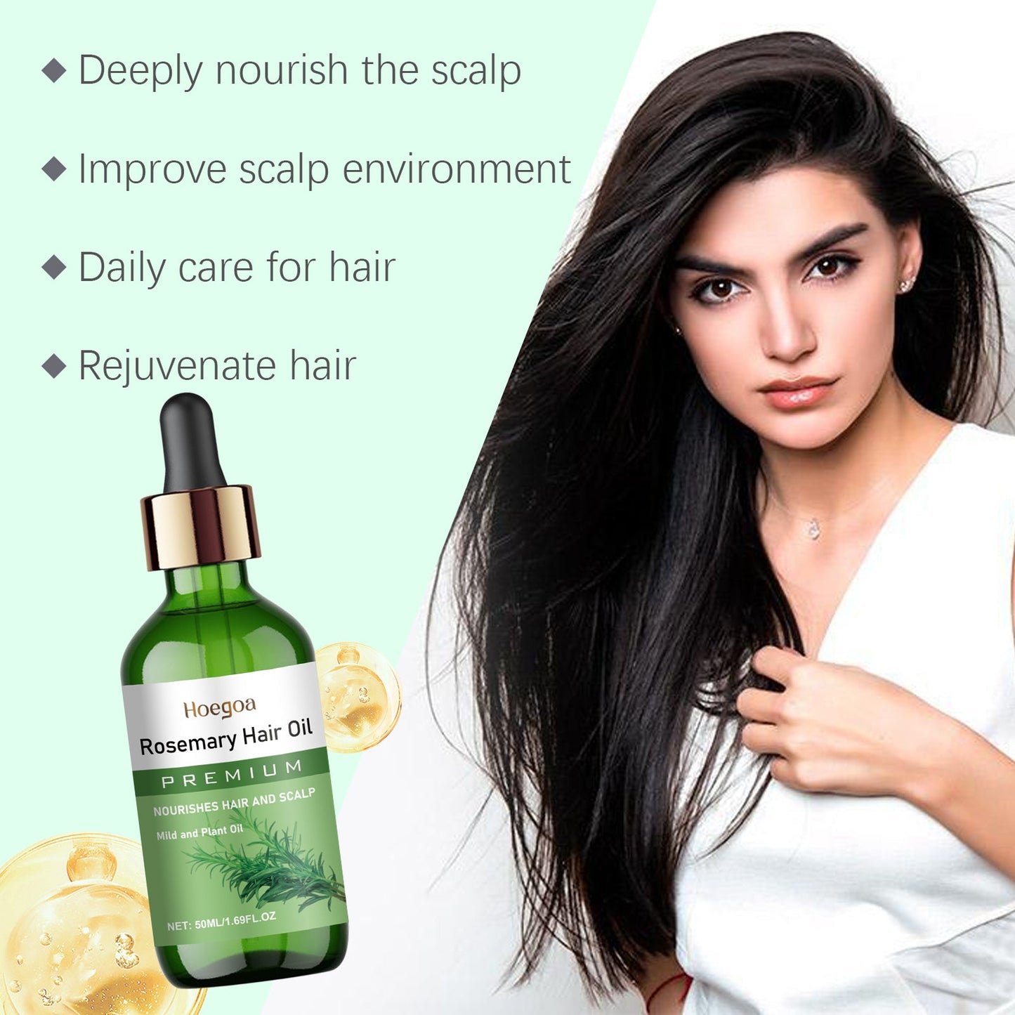 Premium Rosemary Oil for Nourishing Hair Care
