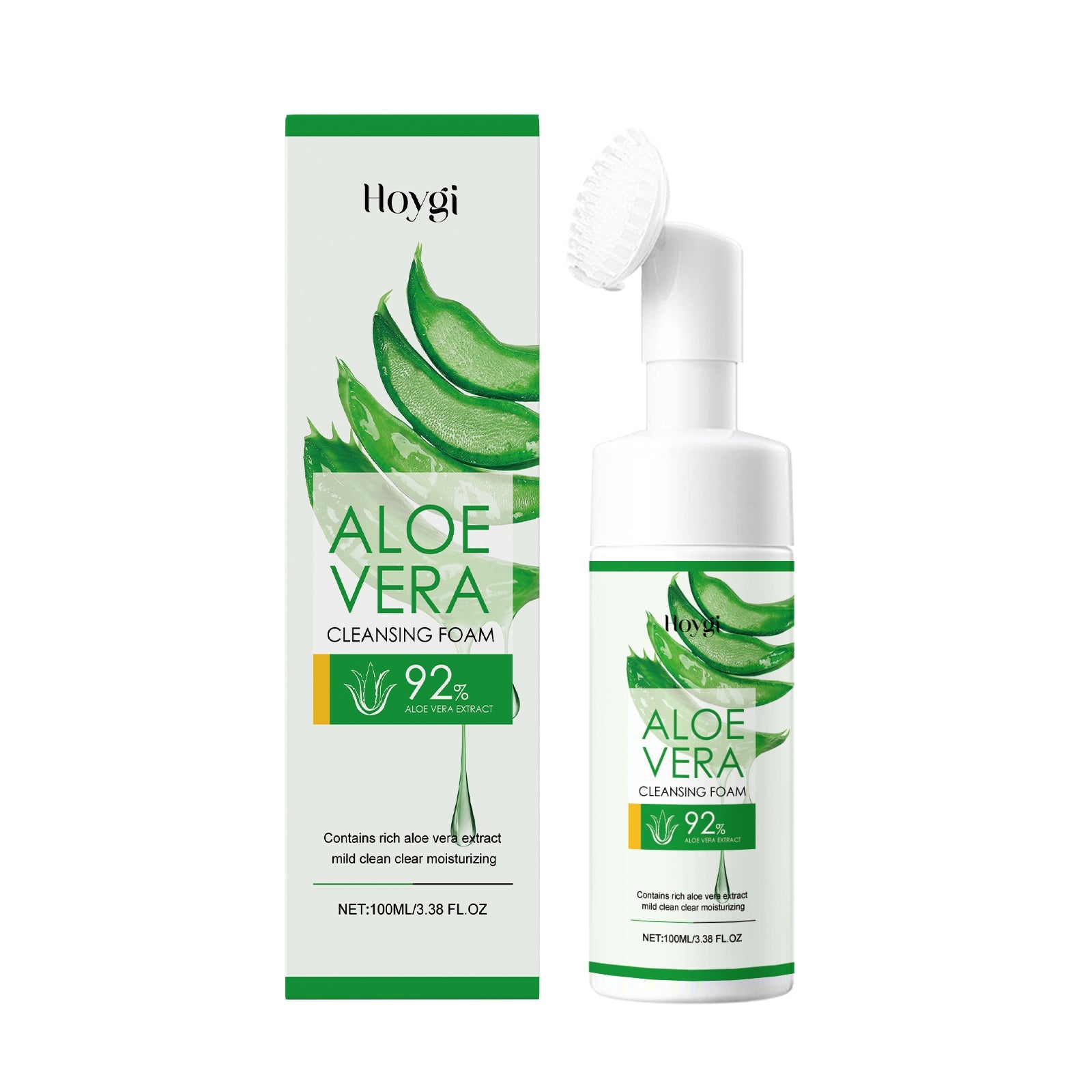 Aloe Vera Cleansing Foam Face Gently Cleanses Skin And Pores, Hydrates And Controls Oil, Moisturizes And Is Not Tight - Korvel