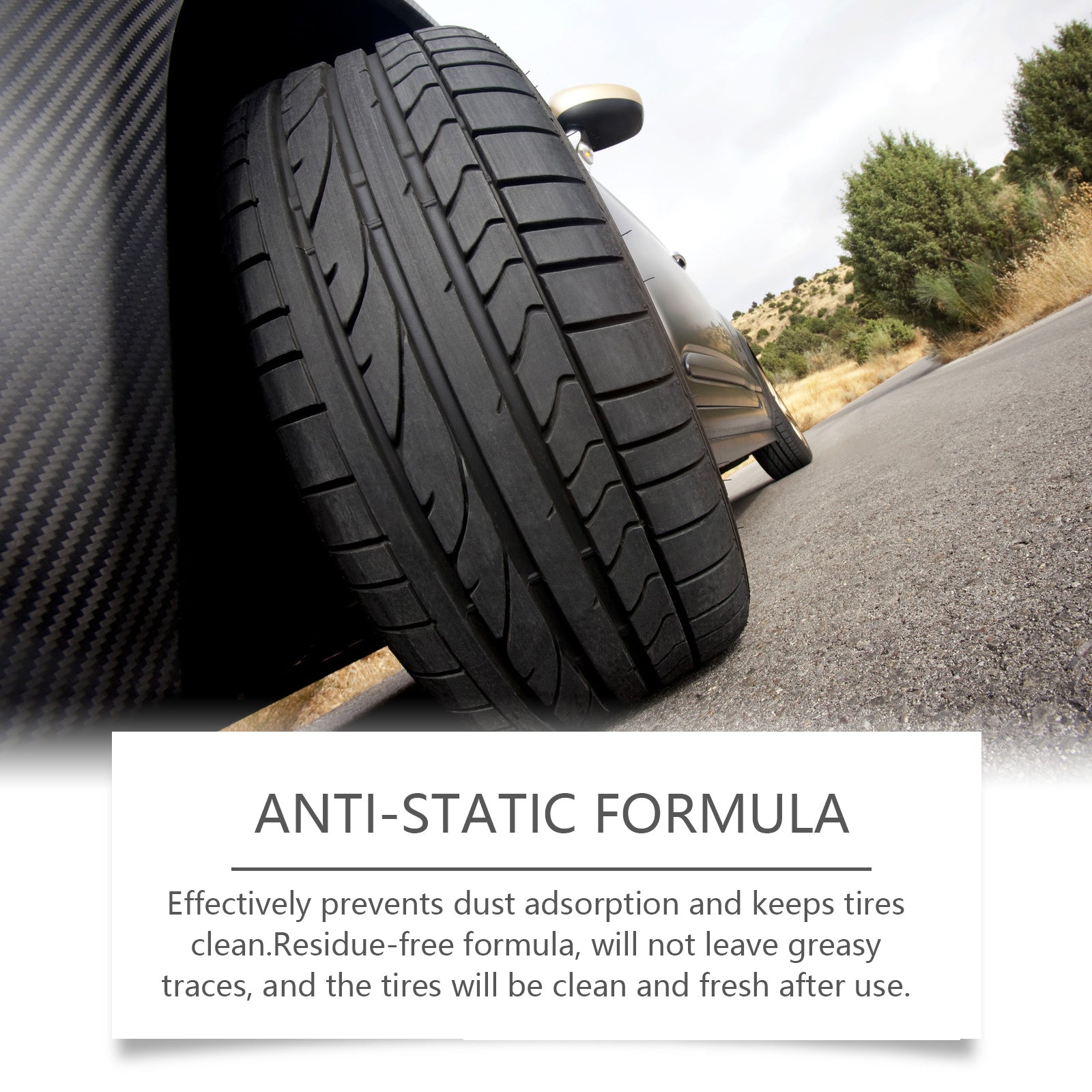 Automobile Tire Polish, Tire Stain Cleaning Refurbished Waterproof Anti-Fouling Protection Tire Aging - Korvel