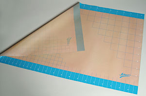 Ateco Non-Stick Silicone Baking Work Mat with Grid, 36" x 24"
