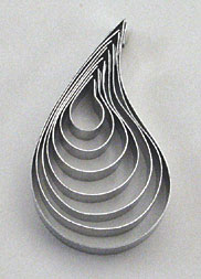 Rose Leaf Stainless Steel Cookie Cutter Set - 7 Pieces