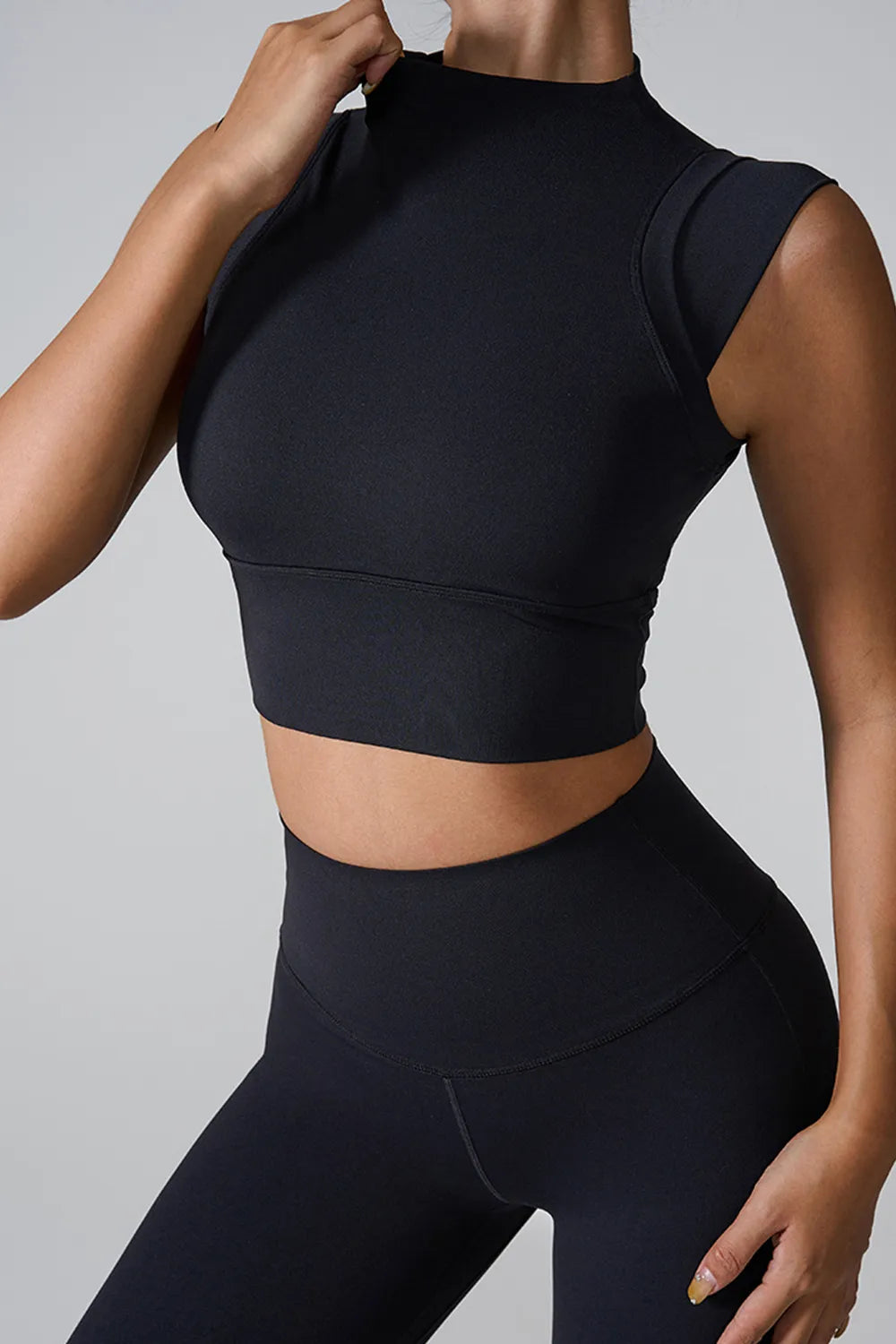 Mock Neck Active Tank - Korvel