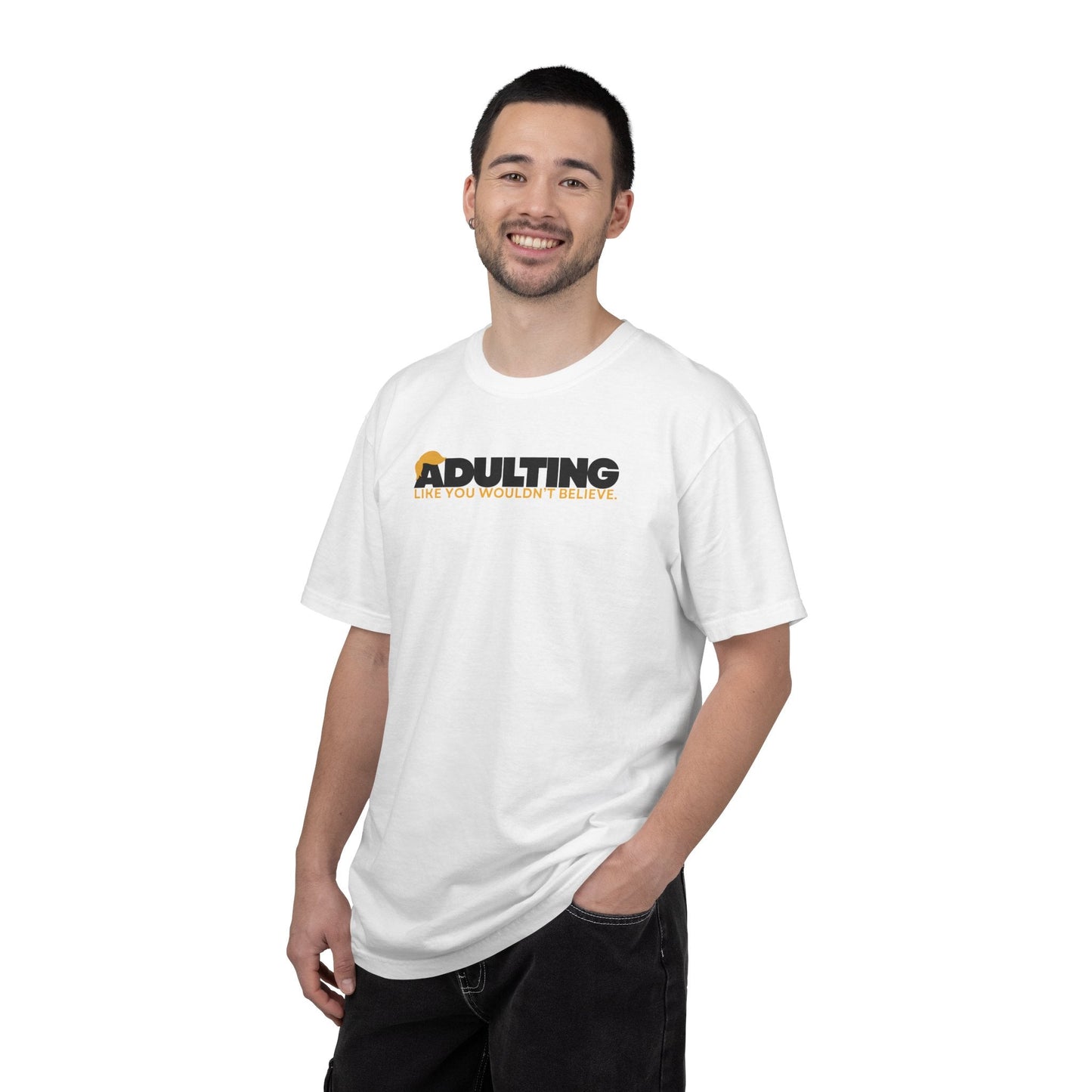 Adulting, como no lo creerías – Camiseta Unisex