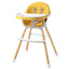 Chaise de salle à manger pour enfants à hauteur réglable pour un nettoyage facile