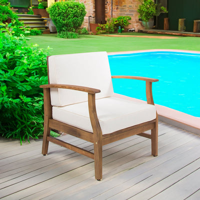 Perla Club Chair - Elegant Outdoor Seating