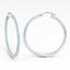 Pendientes de plata esterlina con topacio azul suizo genuino de 3.60 quilates
