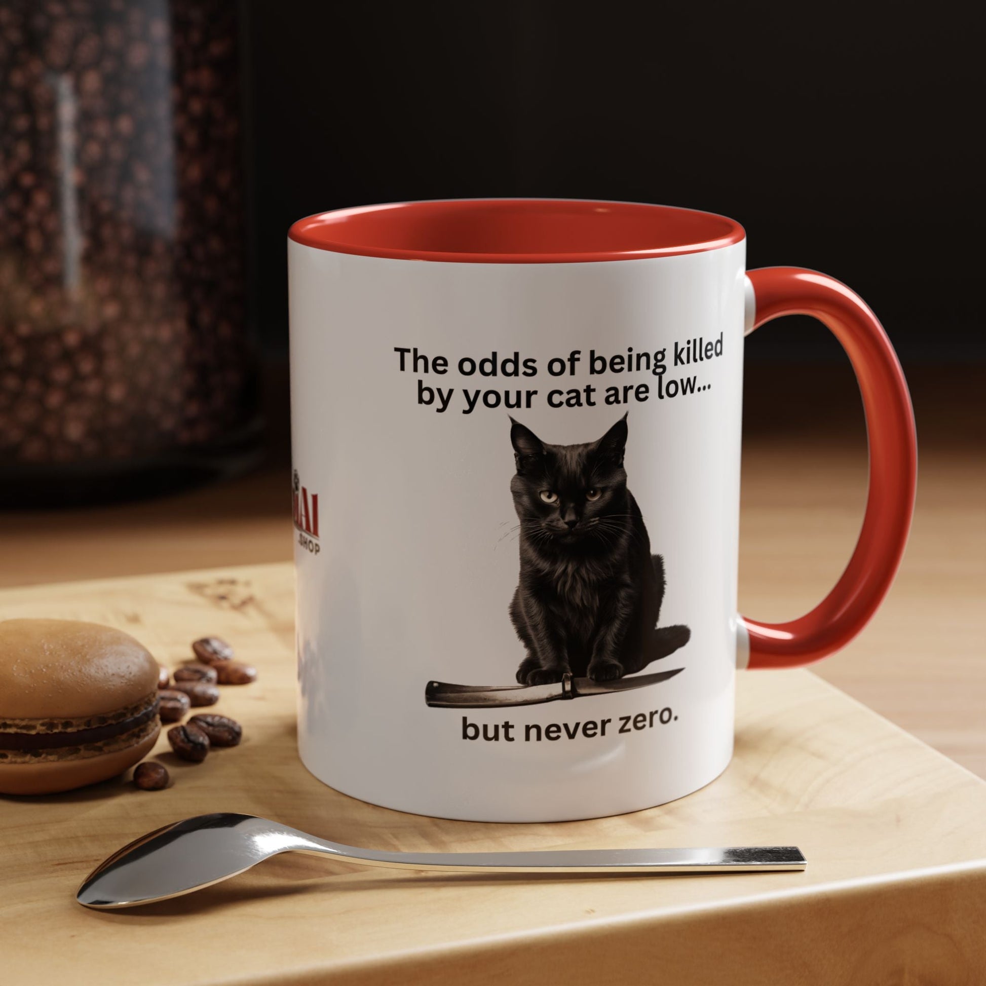 Charming Cat-Themed Accent Coffee Mug (11oz & 15oz) - Korvel