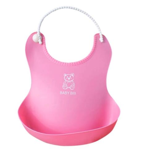 Baby Infant Toddler Waterproof Silicone Bib - Korvel