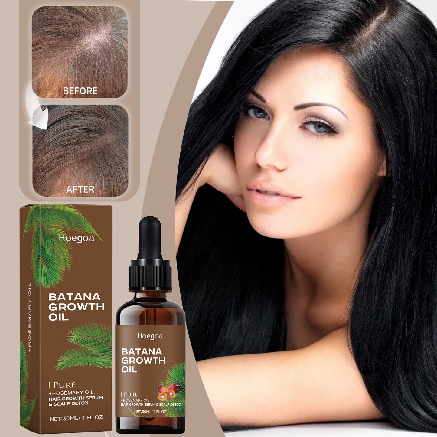 Aceite Esencial de Batana para el Cuidado del Cabello de Lujo