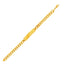 14k Yellow Gold Men's ID Cuban Chain Bracelet