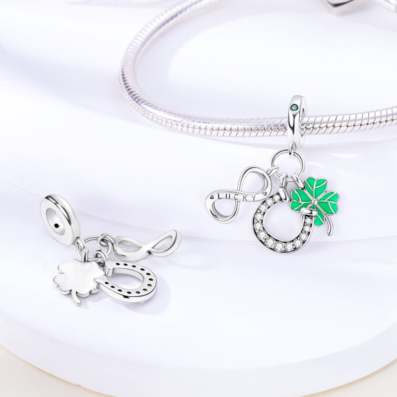 Handmade Copper Plated Clover DIY Jewelry Accessory