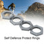 HARD SELF DEFENSE RING Men's Round Finger Hexagonal Ring Emergency Window Breaker Guard Ring - Korvel