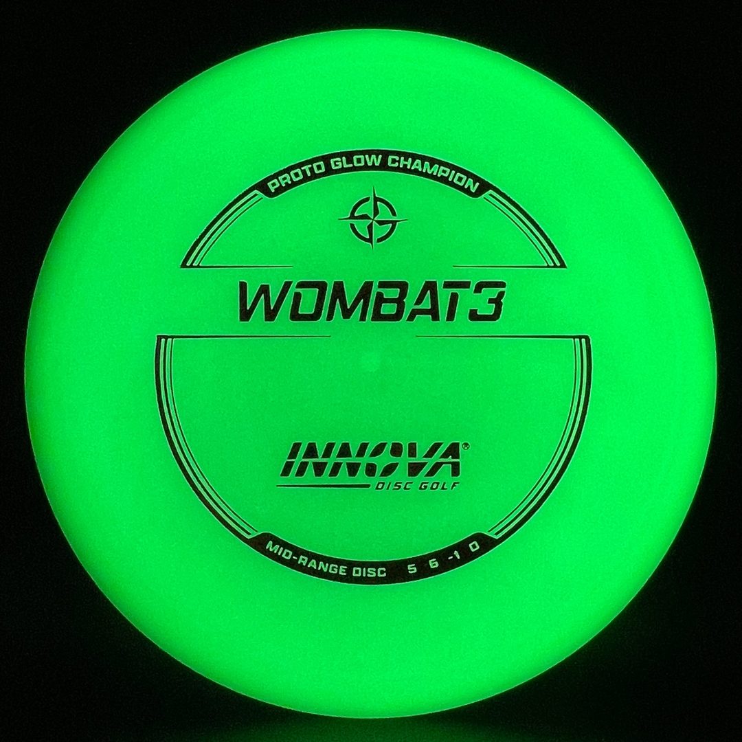 Proto Glow Champion Wombat3 Disco de Golf