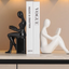 Modern bookends character ornaments home decor living room TV decorations - Korvel